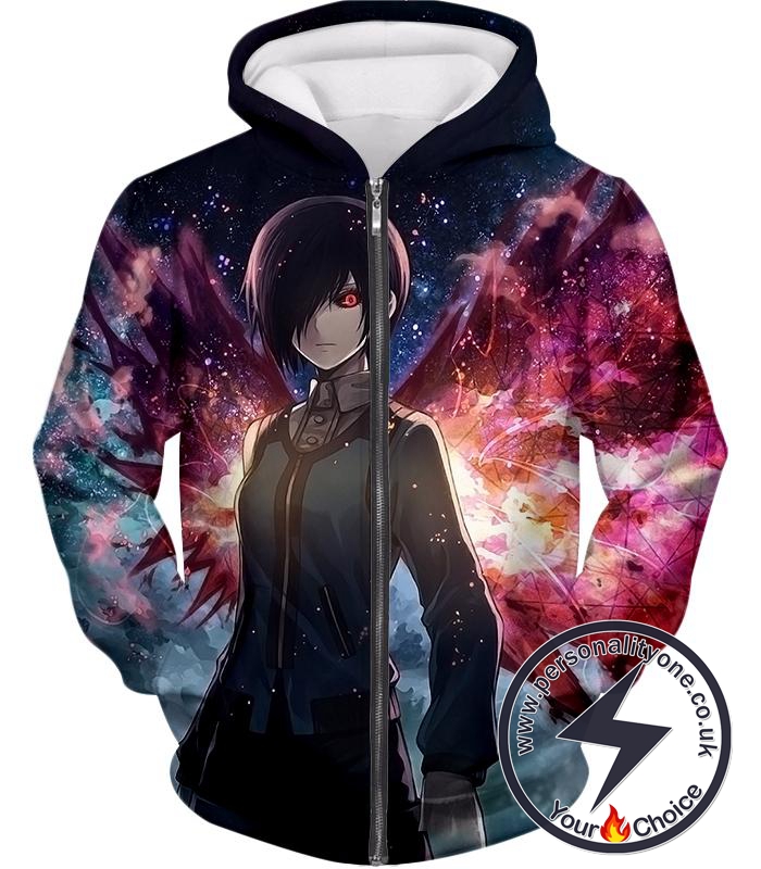 Tokyo Ghoul Human Friendly Ghoul Touka Kirishima Zip Up Hoodie